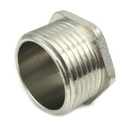 Заглушка латунь никель Ду 15 (1/2") НР SantechSystems