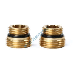 Переходник латунь 1/2"x3/4" под евроконус НР Рехау 12407113001