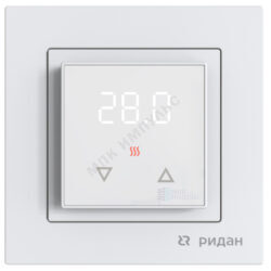 Терморегулятор для теплого пола Room белый Ридан 21RT0103R