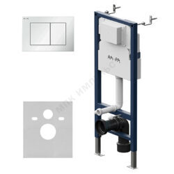 Инсталляция для подвесного унитаза с кнопкой смыва белая глянцевая PrimeFit PrimeFit S AM.PM I012709.0201