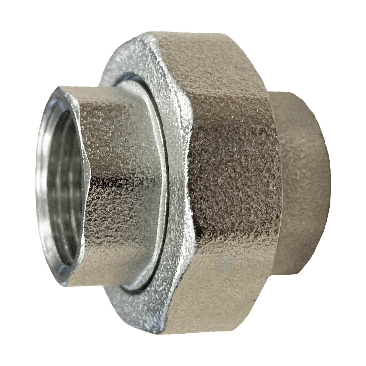Соединитель латунь никель американка Ду 40 (1 1/2") прямой ВР/ВР SantechSystems 1