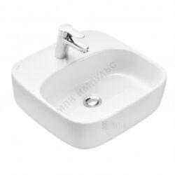 Умывальник мебельный Одри 42 1 отверстие под смеситель по центру белый Santek 1.WH50.1.709