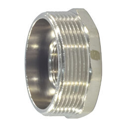 Футорка латунь никель Ду 50х32 (2"х1 1/4") НР/ВР SantechSystems 1