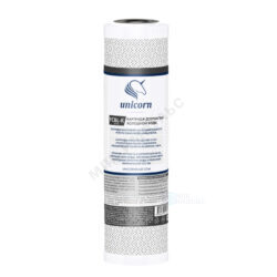 Картридж доочистки активированный уголь 1 мкм Slim Line 10" Unicorn FCBL_K_10