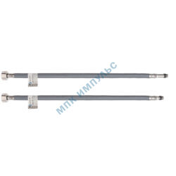 Подводка гибкая для смесителя полиамидная оплетка М10-1/2" ш-г L=1.2м пара AQUALINE 5036