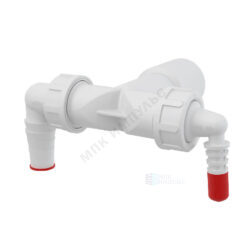Колено для стиральной машины 23/8х32/40 с 2-мя отводами (штуцерами) Alca Plast P156Z