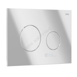 Кнопка для инсталляции пластик белая глянцевая Touch Neo RIVO 303004
