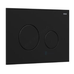 Кнопка для инсталляции пластик черная матовая Touch Neo RIVO 303005