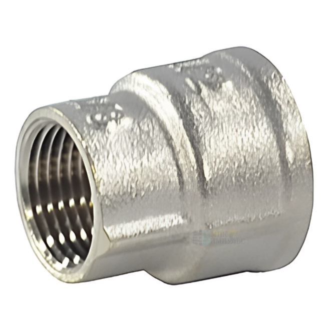 Муфта латунь никель переходная Ду 50х40 (2"х1 1/2") ВР/ВР SantechSystems 1
