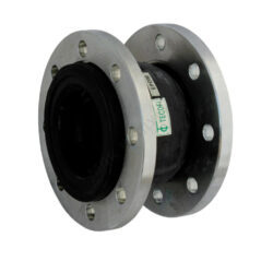 Компенсатор резиновый антивибрационный EPDM DI724016N Ду 200 Ру16 фл L=205мм Tecofi DI724016N-0200 сжатие/растяжение 20/12 мм
