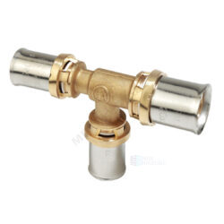 Тройник переходной для МП/PE-X труб латунь пресс Дн 20х26х20 RM151 Giacomini RM151Y067