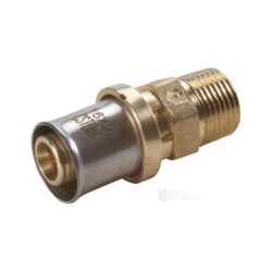 Муфта для МП/PE-X труб латунь пресс Дн 32х1" НР RM107 Giacomini RM107Y059