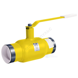 Кран шаровой сталь газ КШ.Ц.П.GAS Ду 125 Ру25 п/привар L=330мм LD КШ.Ц.П.GAS.125/100.025.Н/П.02