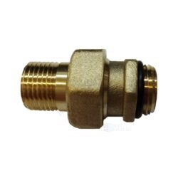 Соединитель коллекторный латунь 1/2" с седлом Апогей 440001