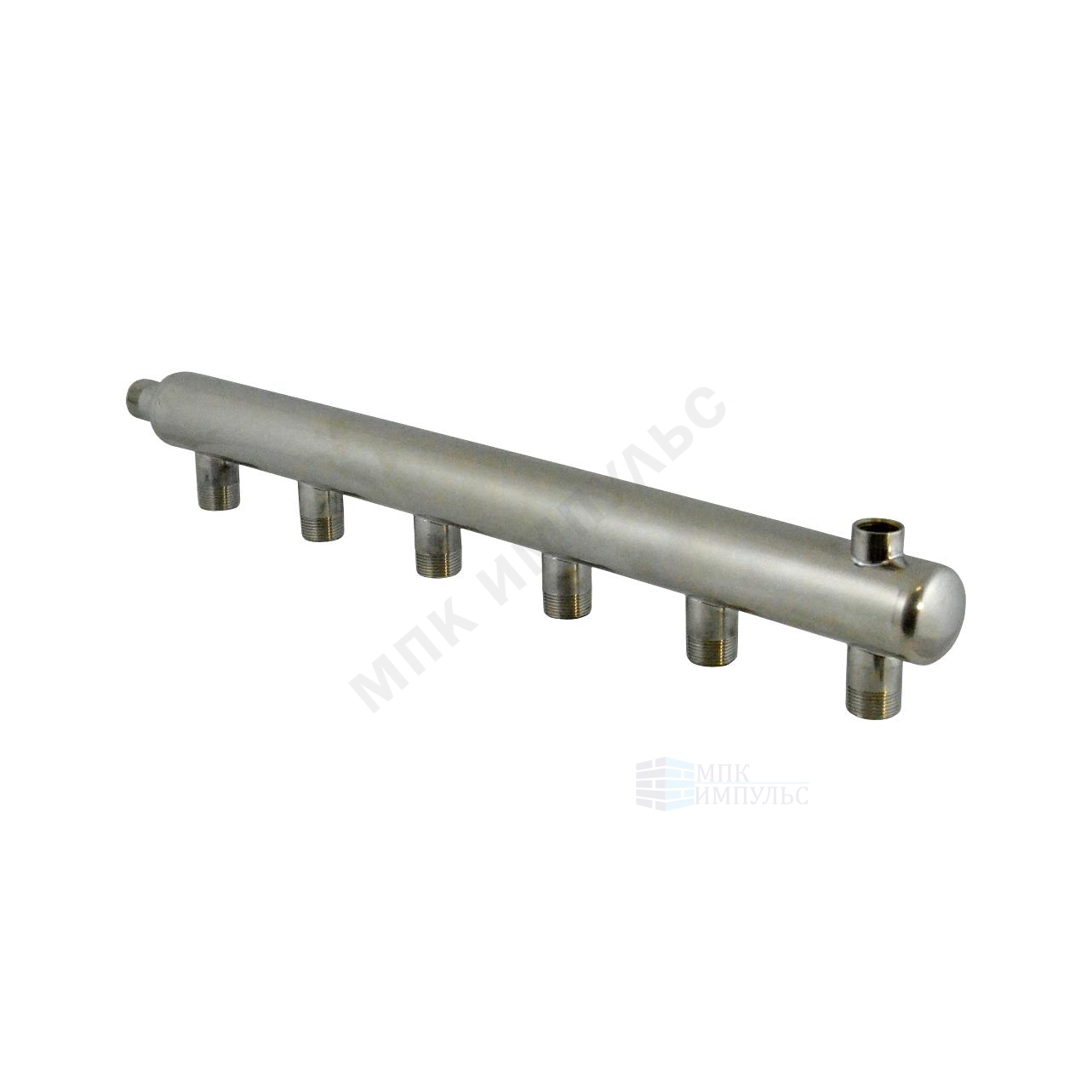 Коллектор нержавеющая сталь Ду 50 1/2" НР на 3 вых 1/2" НР м/о 150мм Элит-Металл 9231 — изображение 3