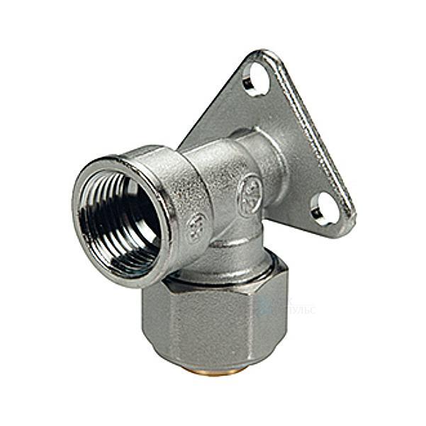 Водорозетка для МП/PE-X труб латунь хром обжим Дн 20х1/2" ВР R572AM Giacomini R572MX057