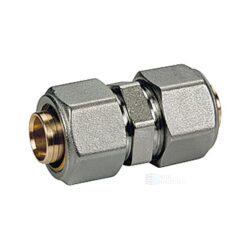Муфта для МП/PE-X труб латунь обжим Дн 16 R560AM Giacomini R560MX048