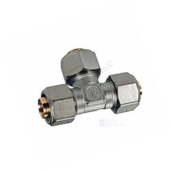 Тройник для МП/PE-X труб латунь обжим Дн 20 R564AM Giacomini R564MX057