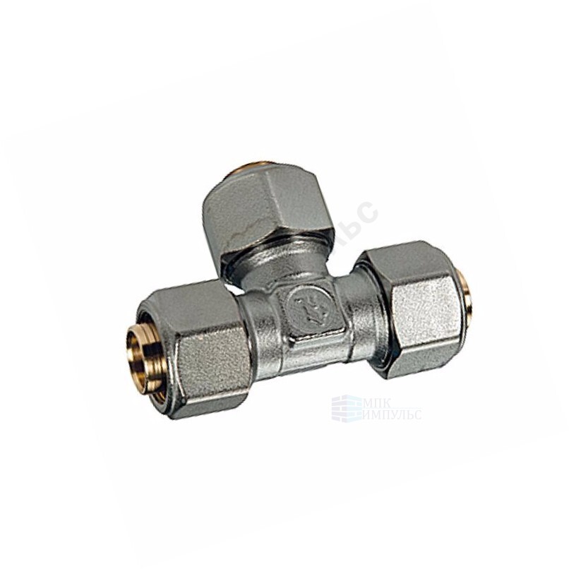 Тройник для МП/PE-X труб латунь обжим Дн 32 R564AM Giacomini R564MX126