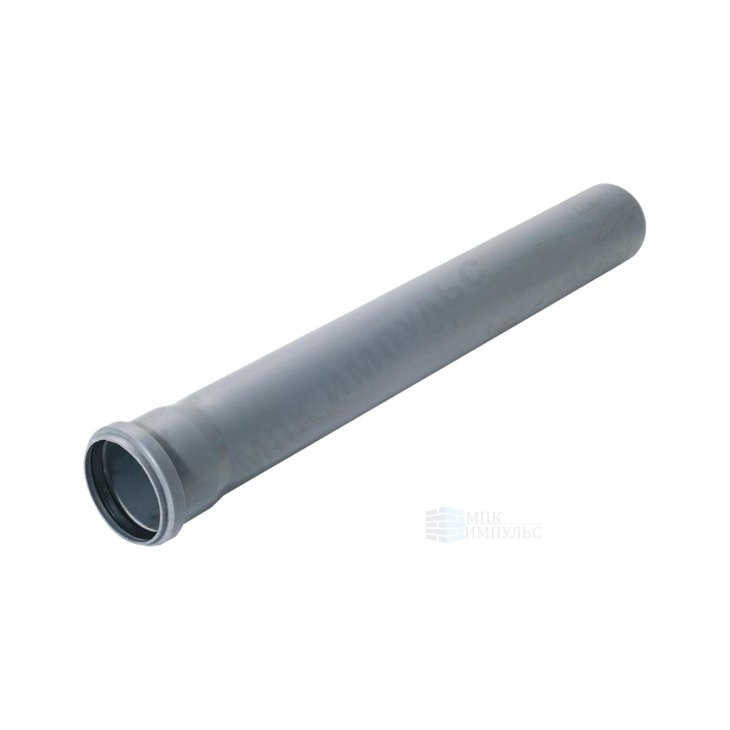 Труба PP-H с раструбом серая BASE Дн 32х1,8 б/нап L=1,0м в/к VALFEX 200320100 — изображение 2