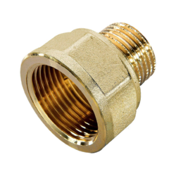 Переход латунь Ду 15х10 (1/2"х3/8") ВР/НР Цветлит ZW50062
