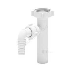 Патрубок для сифона 1 1/2"x32 с отводом (штуцером) АНИ Пласт M120