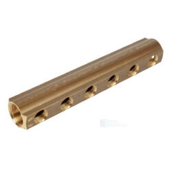 Коллектор латунь 1 1/2" ВР/ВР на 2 вых 1" ВР м/о 100мм R551 Giacomini R551Y182