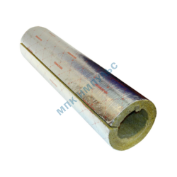 Цилиндр навивной минеральная вата ROCKWOOL 100 кашированный армированной фольгой 50/219 L=1м ROCKWOOL 135320