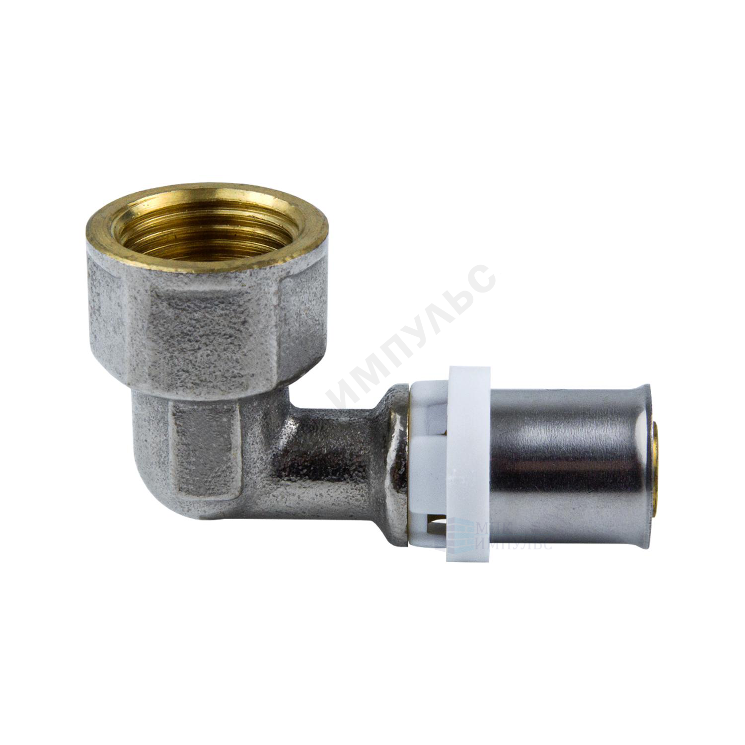 Угольник МП латунь никель пресс Дн 16х1/2"х90гр ВР ГОСТ 32415-2013 8007 Aquasfera 8007-01 — изображение 14