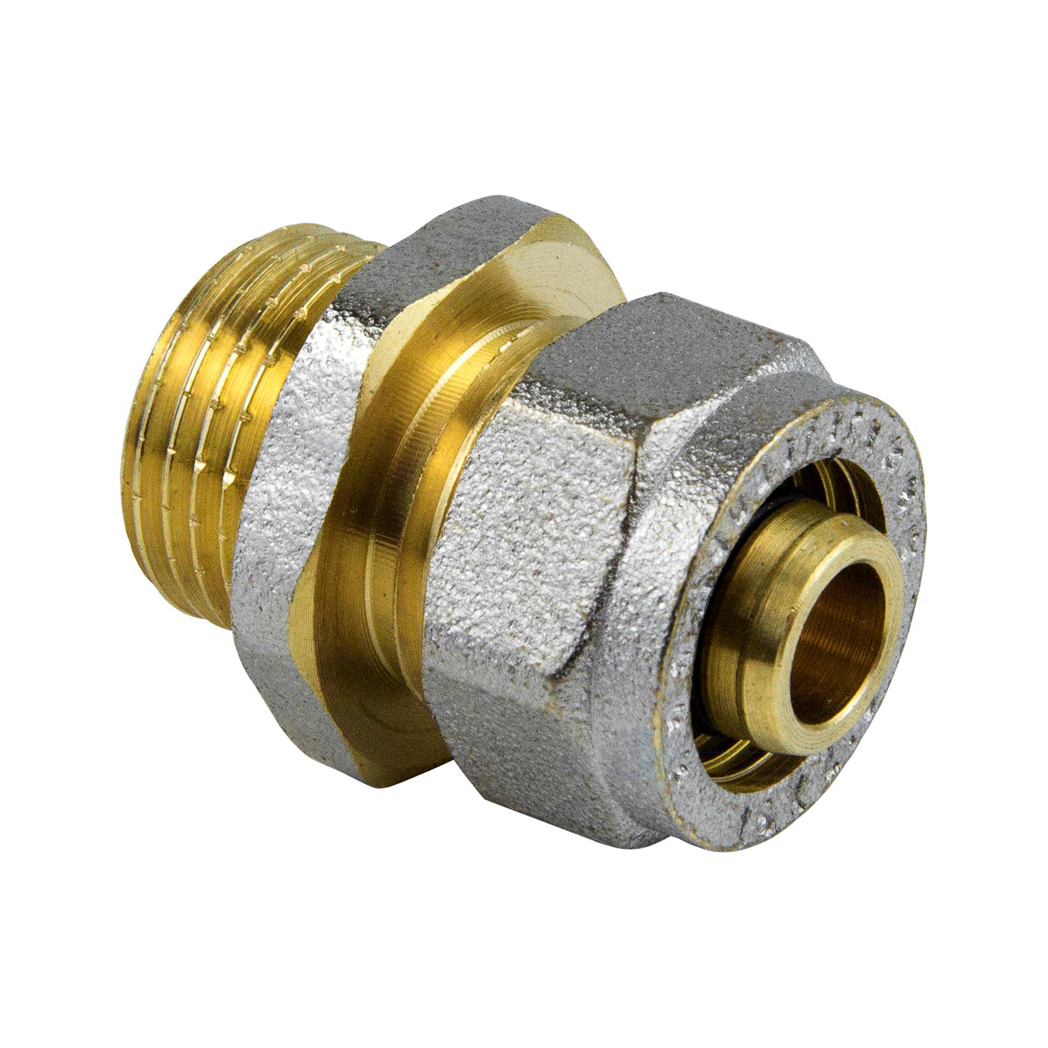 Муфта МП латунь никель обжим Дн 20х1/2" НР ГОСТ 32415-2013 7001 Aquasfera 7001-03 . — изображение 16
