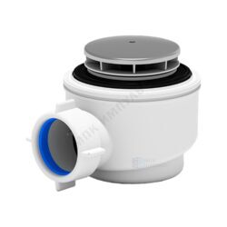 Сифон для поддона 1 1/2"x50/40 h=74мм слив крышка D=70мм АНИ Пласт E410C