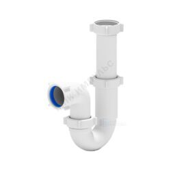 Сифон для умывальника/мойки трубный 1 1/2"x40 без выпуска АНИ Пласт D0120