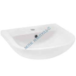 Умывальник мебельный Ладога 50 1 отверстие под смеситель по центру белый Santek 1.WH11.0.256