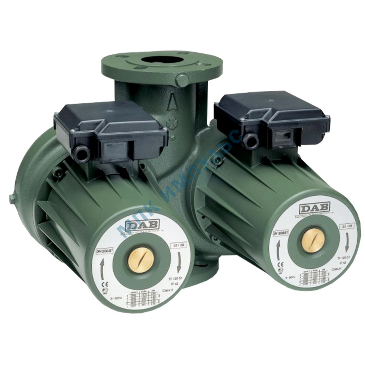 Насос циркуляционный сдвоенный с мокрым ротором DPH 150/280.50 T PN10 3х230-400В/50Гц DAB 505938622