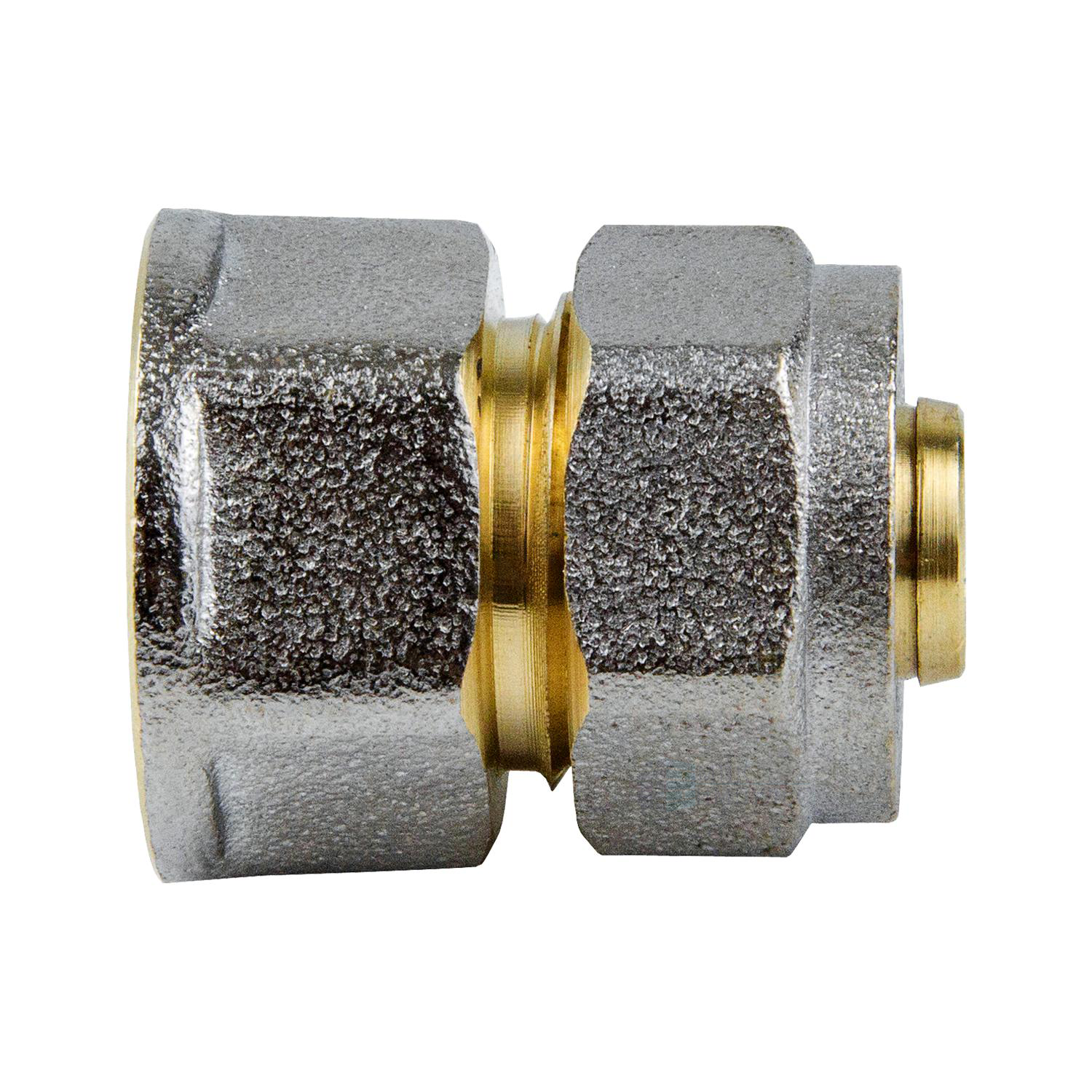 Муфта МП латунь никель обжим Дн 20х1/2" ВР ГОСТ 32415-2013 7002 Aquasfera 7002-03 . — изображение 11