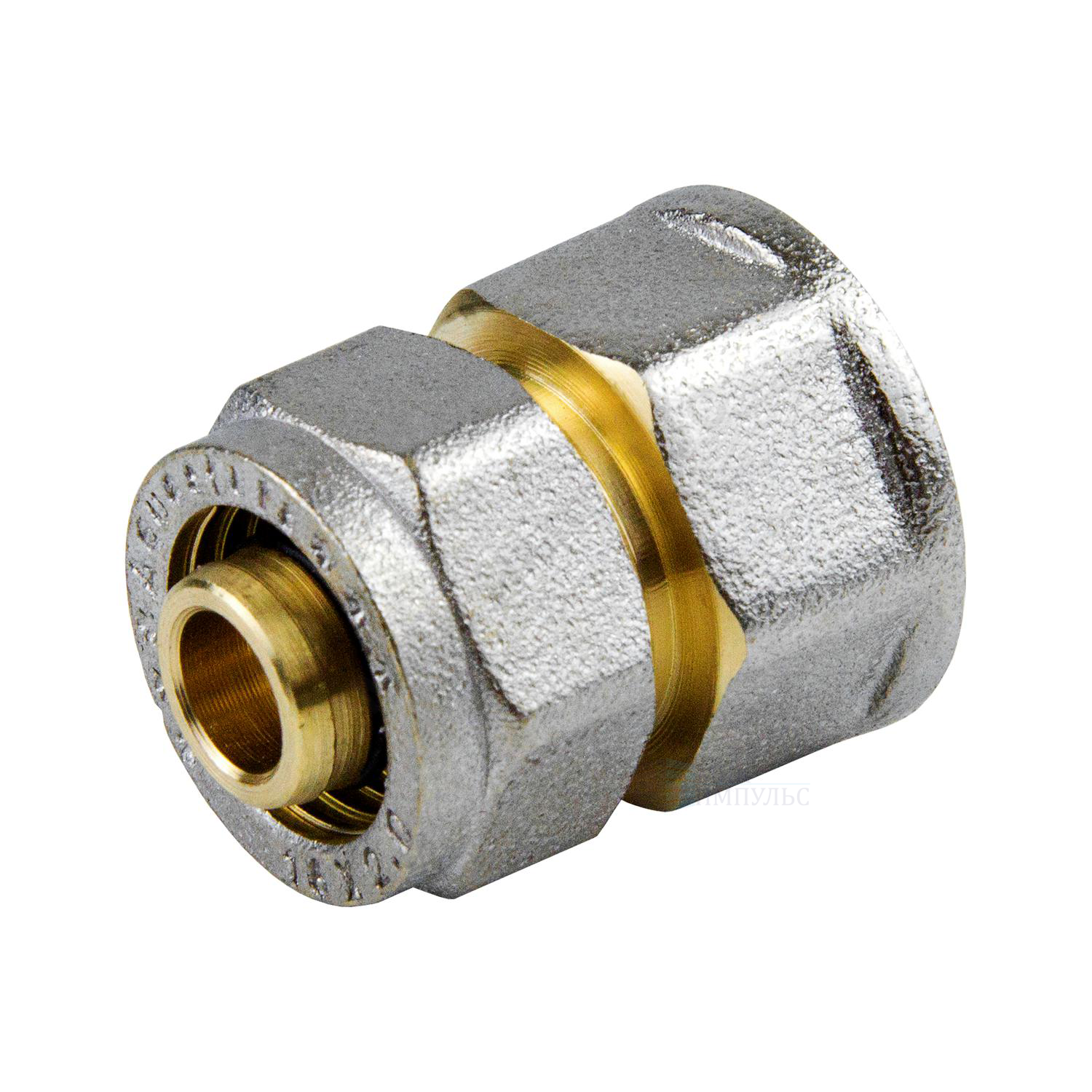 Муфта МП латунь никель обжим Дн 26х1" ВР ГОСТ 32415-2013 7002 Aquasfera 7002-06 . — изображение 14