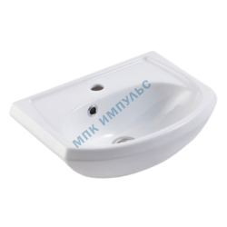 Умывальник мебельный УЮТ 45 1 отверстие под смеситель по центру белый Rosa (Кировская керамика)